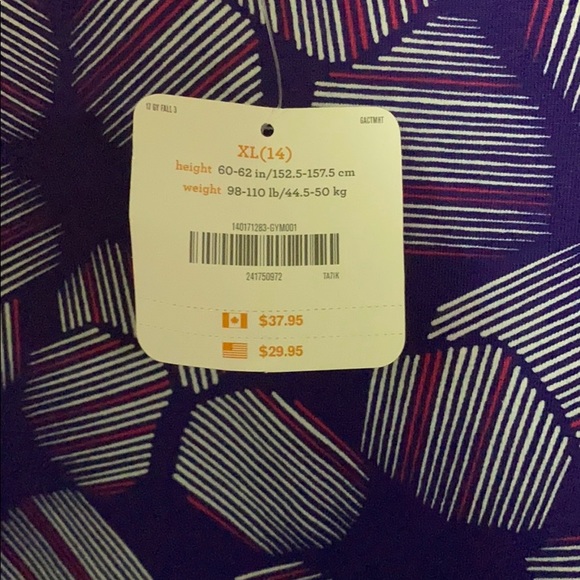 NWT Girls Gymgo Purple/Pink Dress Size XL (14) - Picture 6 of 7